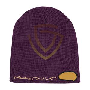 Gorro de Invierno Personalizado de Jacquard, Gorro de Lana Bordado a Mano para Uso en Exteriores, Gorro de Algodón - Product Image 1