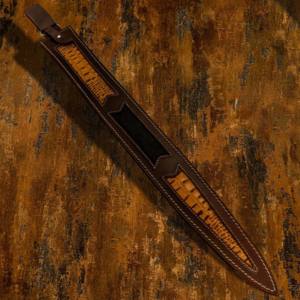 OEM คุณภาพสูง 100% โรงงานทําด้วยมือ 2023 โรงงานเปลือกหนังลาย Rich สําหรับมีดใบมีด - Product Image 2