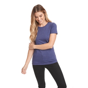 Camiseta de moda para mujer, diseño elegante ajustado, estilo minimalista, tela elástica suave, elegante, cómoda, uso diario - Product Image 2