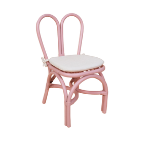 เก้าอี้เด็กหวายสีเขียว เก้าอี้ทานอาหารเด็กหวายวินเทจ เก้าอี้หวายหวายหวายสําหรับห้องเด็กและโรงรับเลี้ยงเด็ก - Product Image 5