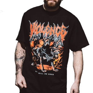 Streetwear de haute qualité Vintage délavé à l'acide col rond surdimensionné 100% coton Dtg imprimé coupe ample T-Shirt pour hommes - Product Image 3