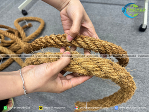 Corde en fibre naturelle durable en coco pour une utilisation en extérieur et offrant une solution d'attache fiable pour les projets d'aménagement paysager - Product Image 4