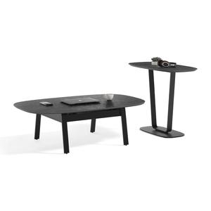 Easy Portable Table Metal Black Powder Coated Terminado Mesa de centro Pantalla lateral Mesa de diseño multifunción en precio barato - Product Image 5