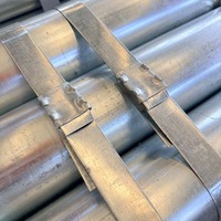 Tuyau en acier galvanisé à paroi épaisse, robuste, en acier doux Q195 Q235 Q345, 2,1-3,0 mm, conforme aux normes ASTM GB EN BS, pour barrière de sécurité routière