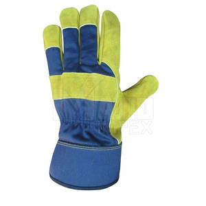 Guantes de Trabajo de Doble Palma de Cuero de Alta Calidad, Transpirables, Antideslizantes, Anti-Impactos/Anti-Cortes/Anti-Calor, Más Vendidos - Product Image 4