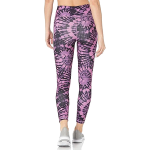 Mallas de Yoga con cintura elástica de Color sólido, ropa de gimnasio y entrenamiento impresa por sublimación para correr, mallas deportivas - Product Image 2
