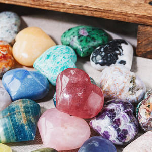 Vente flash : Pierre de poche en cristal de quartz rose, pierre de guérison, quartz à bonne énergie, pierre naturelle polie, haute qualité, amour - Product Image 1