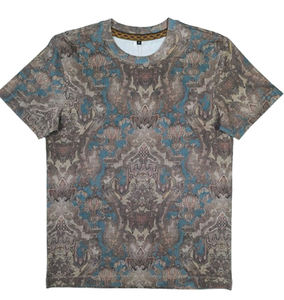 Camisetas Casuales de Hombre de Manga Corta con Cuello Redondo, Diseño Personalizado, Impresión Digital, Transpirables, Antibolitas, de Spandex/Algodón, Tejido de Punto Sólido en la Parte Delantera - Product Image 5