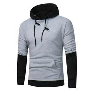 Sweat à capuche pour homme 100% coton, coupe décontractée, qualité supérieure, doux, confortable, respirant, streetwear tendance, sweat à capuche - Product Image 1