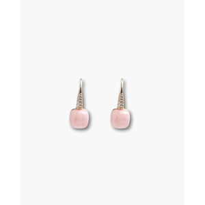 Boucles d'oreilles pendantes plaquées or 18 carats, forme coussin, style simple et élégant - Product Image 6