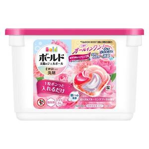 Lessive en gel Bold Gel Ball 4 en 1, parfum Rose & Bouquet de fleurs, 13 capsules, capsules de lessive japonaises fabriquées au Japon - Product Image 1