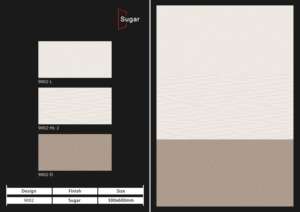 Carreaux muraux en céramique 300x600mm, élégance intérieure, pour salle de bain et cuisine, finition brillante ou mate, texture effet sucre, design mural intérieur luxueux. - Product Image 3