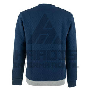 Sudadera acolchada personalizada, sudadera acolchada de invierno, sudadera de manga larga con cuello redondo para hombre, sudadera superventas - Product Image 2