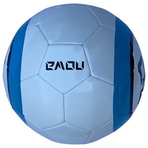 ลูกฟุตบอลขนาด4 & 5ลูกฟุตบอล PU สำหรับการฝึกกีฬาลูกบอลฝึกซ้อมส่วนบุคคลพิมพ์โลโก้อย่างเป็นทางการ - Product Image 3