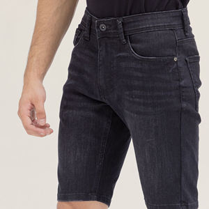 2026 Latest Selling <b>Men</b> High Street Mid Waist <b>Slim</b> <b>Fit</b> Quick Dry Casual Denim <b>Shorts</b> - Product Image 5