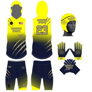 Camisetas de Compresión Personalizadas 7v7 con Capucha para Fútbol Americano Juvenil y Adulto, Tallas Grandes, Uniformes Deportivos de Verano para Equipos de Fútbol - Product Image 4