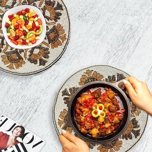 ที่รองจานผ้าปักลูกปัดสำหรับตกแต่งบ้านในห้องครัว - Product Image 5