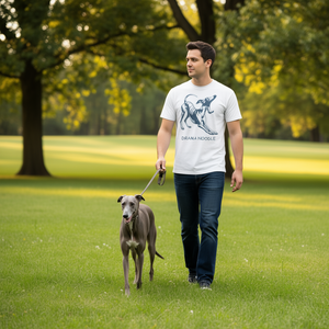 Camiseta promocional personalizable para amantes de perros: Drama Noodle Iggy, Galgo Italiano, Whippet, para entusiastas caninos - Product Image 3