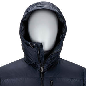 Veste d'hiver pour hommes noirs Veste de travail à glissière en polaire lourde avec coupe surdimensionnée Design à fermeture éclair complète mince et chaude - Product Image 4