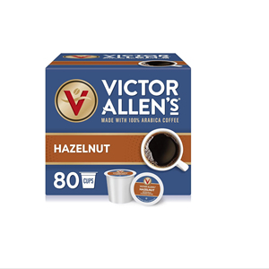 Café Victor Allen's con Sabor a Avellana, Tueste Medio, 80 Unidades, Cápsulas de Café Individuales - Product Image 1