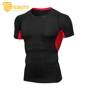 Jogging Wear Hombres Gimnasio Deportes Ligero Transpirable Camiseta de compresión Correr Yoga Fitness Tight Active Top - Product Image 5