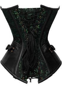 Corset Vintage pour femmes Tops Sexy Overbust Shapewear Corset Borcade moderne pour grande taille Caractéristiques respirantes - Product Image 3