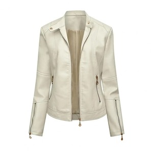 Chaqueta Casual Nueva para Mujer, Invierno 2025, Excelente Chaqueta Estilo Motera con Cuello Camisero para Mujer - Product Image 3