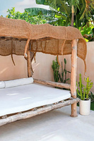 Filet pare-soleil 100 % fibre de coco naturelle 850 g/m² rectangulaire pour plage, prêt à être expédié par le fabricant ECO2GO VIETNAM