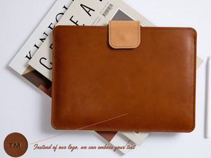 Crazy Horse Leather Nuevos diseños Impresión por sublimación Funda para portátil Fabricante Bolso con patrón personalizado LLS-0050 - Product Image 2