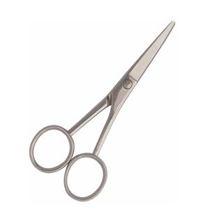 High Quality Dall Finish <b>Beard</b> Hair Cutting <b>Scissors</b> Sand Finish Metal Steel Mustache <b>Scissor</b> Razor Edge Sharp <b>Scissor</b> For Salon - Product Image 2