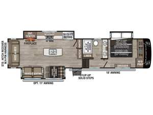 Nueva Autocaravana K-Z Rv D-u-r-a-n-g-o 333RLT 2025, Camioneta para Acampar, Casa Rodante - Product Image 4