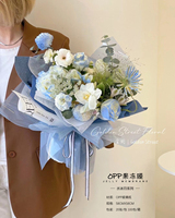 Professionnel 20 feuilles nouveau Design cellophane étanche Bouquet papier d'emballage PE pour emballage cadeau fabricant direct
