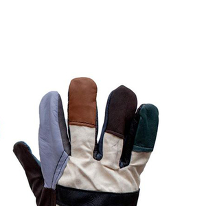 Gants de sécurité en cuir respirants pour gréement de meubles avec doublure en coton et gants de travail de construction à manchette caoutchoutée - Product Image 2