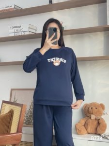 ชุดคลุมท้องนุ่มและเย็นสำหรับหญิงตั้งครรภ์เสื้อผ้าใส่สบาย Sets-B734 - Product Image 6