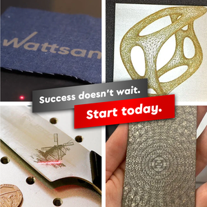 Machine de marquage <span class=keywords><strong>laser</strong></span> à fibre Wattsan FM 200x200 mm 5-100 W avec convoyeur pour la gravure et le codage de pièces métalliques, système JPT Raycus DAVI - Product Image 5