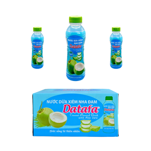Zumo de coco joven DATAFA con Aloe Vera de Vietnam, certificado ISO HACCP, precio caliente, bebida de fruta en envase de botella - Product Image 6
