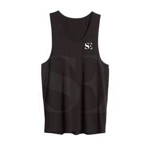 Best Sale <b>Men</b> <b>Tank</b> <b>Top</b> High Quality Made Plain <b>Black</b> Color Gym Vest <b>Men</b> Gym Exercise Fitness <b>Tank</b> <b>Top</b> - Product Image 5