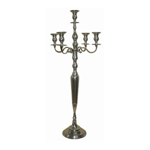 เชิงเทียน5แขนสำหรับตกแต่งเชิงเทียนเชิงเทียนสำหรับตกแต่งบ้านโรงแรมและร้านอาหาร - Product Image 3