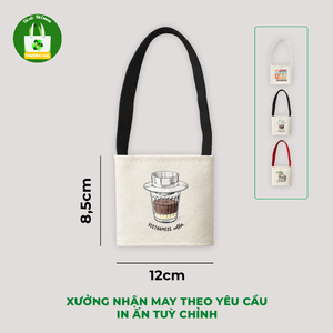 Sac fourre-tout en toile Truong Gia Mini 12x8,5 cm, imprimé dessin animé, sac à bandoulière pour usage quotidien - Product Image 2