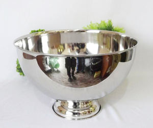 Bol à champagne en acier inoxydable gaufré de haute qualité Design floral Bol vintage de haute qualité - Product Image 5