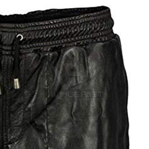 Venta en línea Último diseño Venta al por mayor Pantalones cortos de cuero para hombres de estilo único 2025 Pantalones cortos de cuero para hombres ligeros - Product Image 5