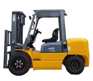 Grand chariot élévateur à fourche TDER Chariot élévateur diesel de 10 tonnes et 12 tonnes Bon prix de vente - Product Image 6