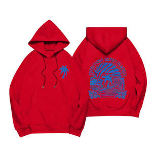 เสื้อฮู้ดดี้ผ้าคอตตอนผสมโพลีเอสเตอร์ 330 GSM สีสันสดใส สกรีนลายตามสั่ง สไตล์สตรีทแวร์ ทรงโอเวอร์ไซส์ แขนยาว สำหรับผู้ชาย - Product Image 5