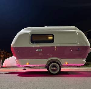 Caravane de voyage tout-terrain moderne, légère et compacte, fabriquée en usine, avec structure renforcée, 4x4, pour camping. - Product Image 2