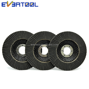 Disco de Lijado Abrasivo de Carburo de Silicio EVERTOOL con Respaldo de Tela Flexible y Láminas Angulares Especiales - Product Image 4