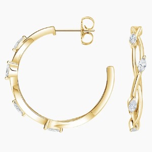 Boucle d'oreille en diamant Moissanite durable de style classique du fournisseur indien avec surface résistante aux rayures, parfaite pour une utilisation de mariage pour dames - Product Image 2