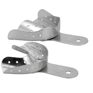 Juego de 6 Bandejas Dentales de Acero Inoxidable Autoclavables de Alta Calidad para Prótesis Dentales, Bandeja de Impresión Dental sin Perforaciones - Product Image 6