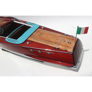 โมเดลเรือเร็ว Super Riva Ariston ทำมือคุณภาพสูงตกแต่งไม้ทาสีเทคนิคของขวัญ - Product Image 6