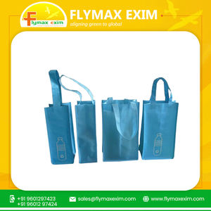 Personnalisé imprimé en gros 2 bouteilles non tissé sac à vin en gros pas cher Vintage bouteille vin naturel jute sac - Product Image 5