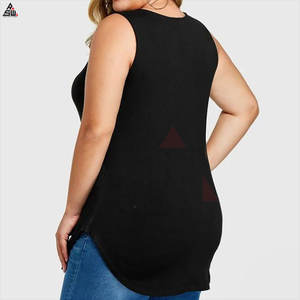 New Arrival Cheap Stylish Wholesale Fitness <b>Vest</b> <b>Women</b> Folded Sports Tank <b>Top</b> Ladies Breathable Crop <b>Top</b> - Product Image 2
